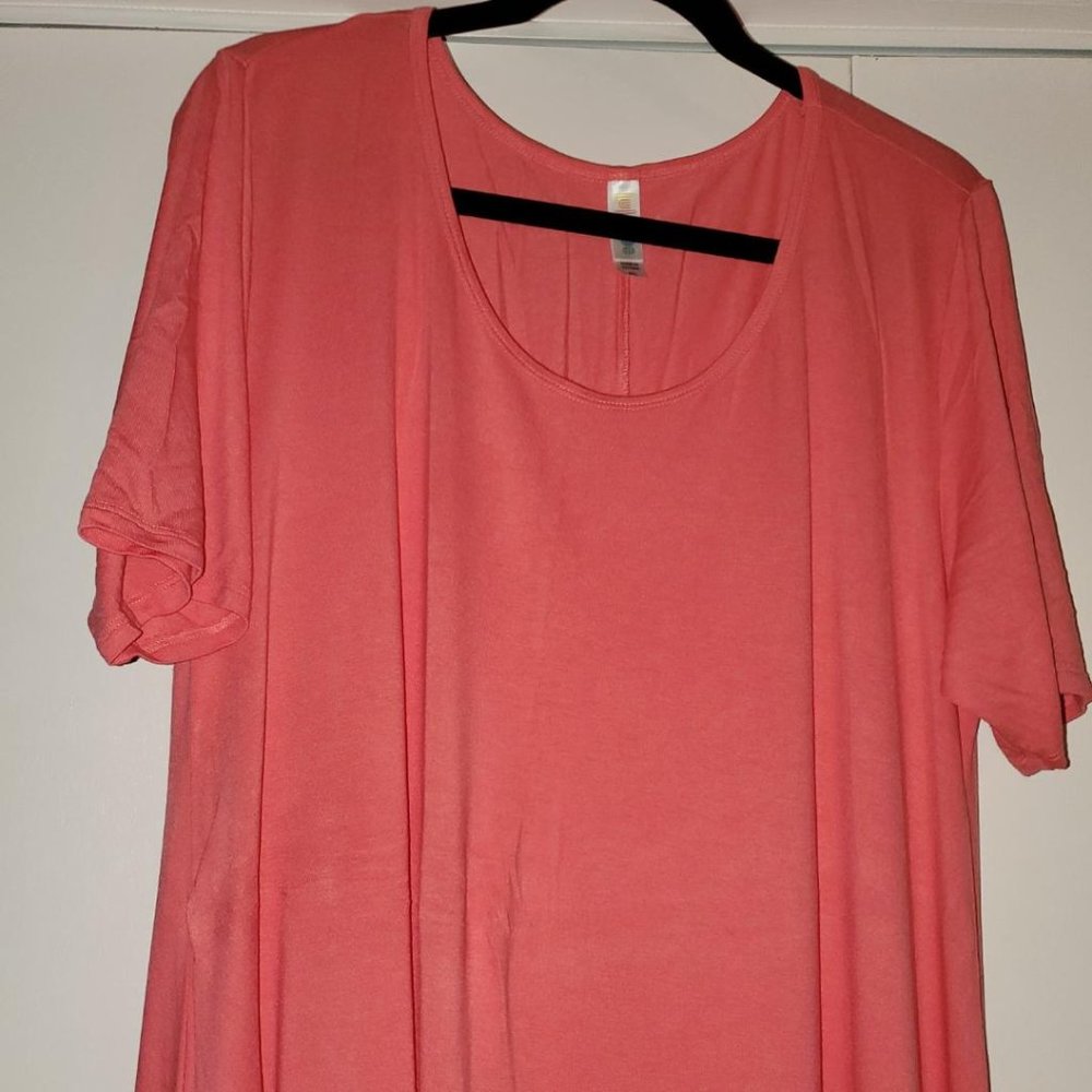 LLR Perfect T 2XL NWOT  Melon Color